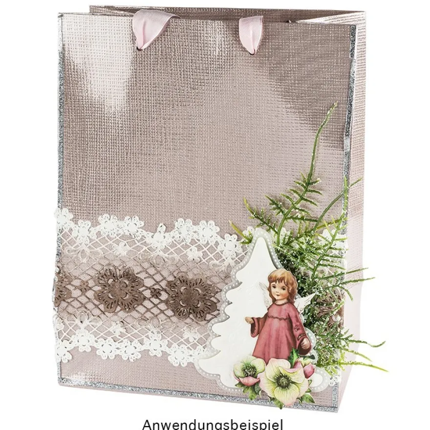 3-D Motive Deluxe, Tanne & Engelchen, 8,5-10,5cm, 10 Motive