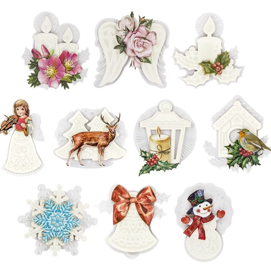 3-D Motive Deluxe, Winterzeit, 9,5-14cm, 10 Motive