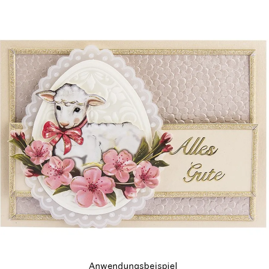 3-D Motive Deluxe, Zauberhafte Osterzeit 1, 8-10cm, 10 Motive