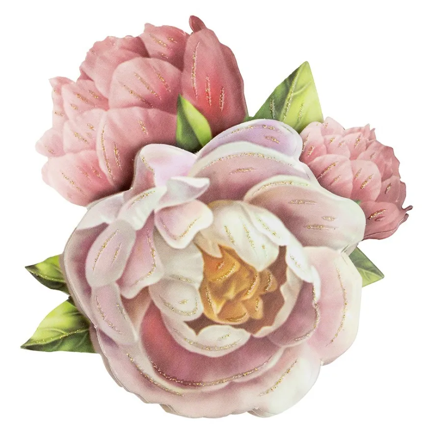 3-D Motive, Edle Blüten 2, 7,5-9,7cm, 10 Motive