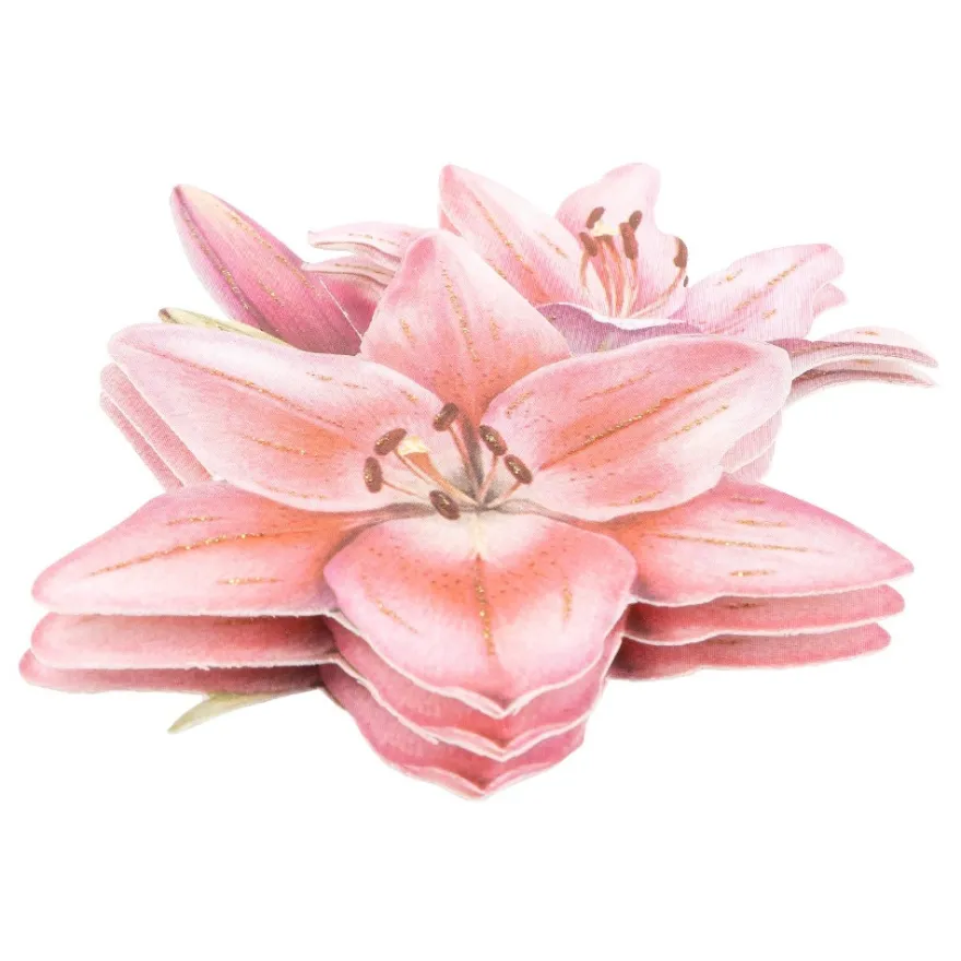 3-D Motive, Edle Blüten 2, 7,5-9,7cm, 10 Motive