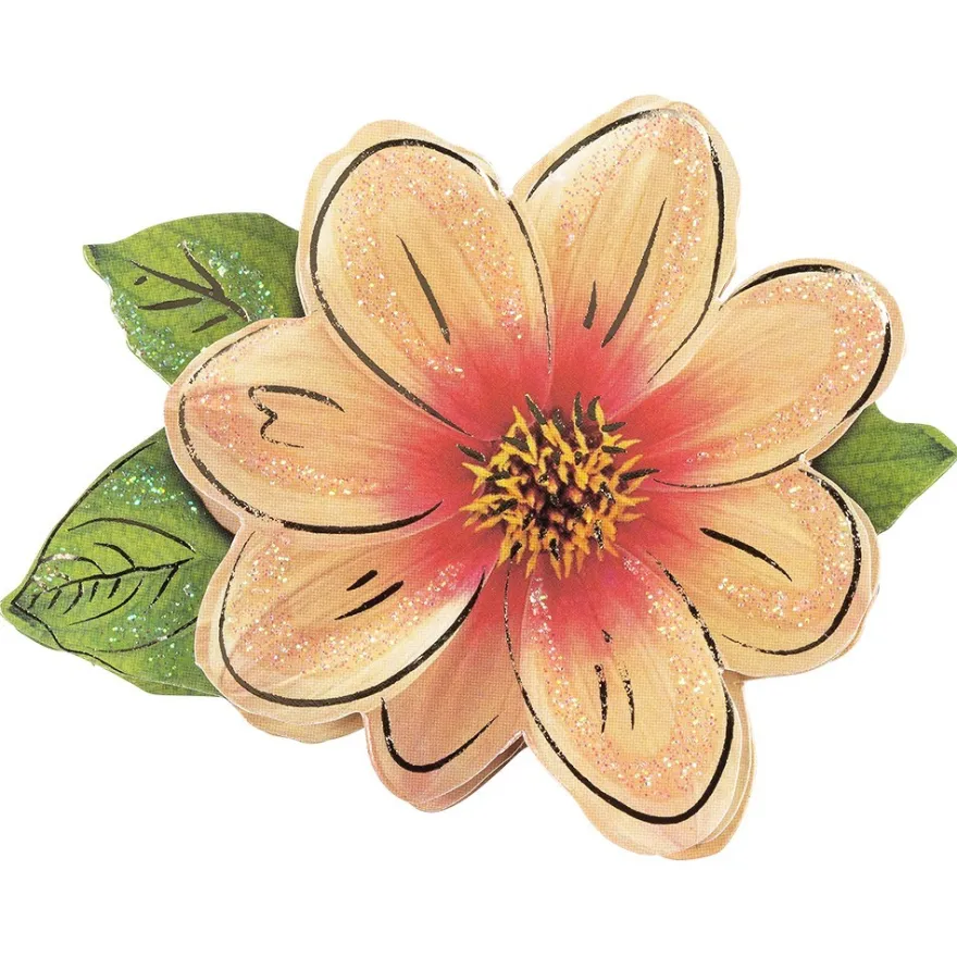 3-D Motive, Edle Blüten, Gold-Gravur, 8cm x 8cm, 10 Motive