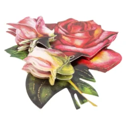 3-D Motive, Edle Rosensträuße, 6,5-9,5cm, 10 Motive