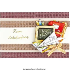 3-D Motive, Einschulung, 7,5-10cm, 10 Motive