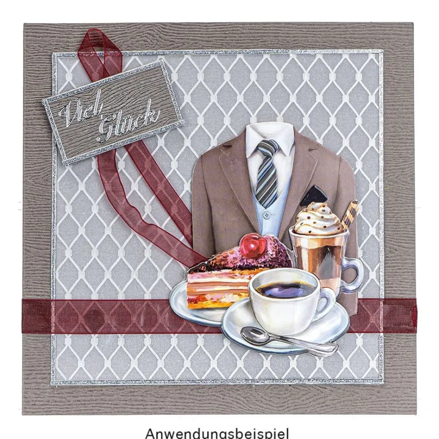3-D Motive, Elegante Herren-Klassiker 7,5-10cm, 10 Motive