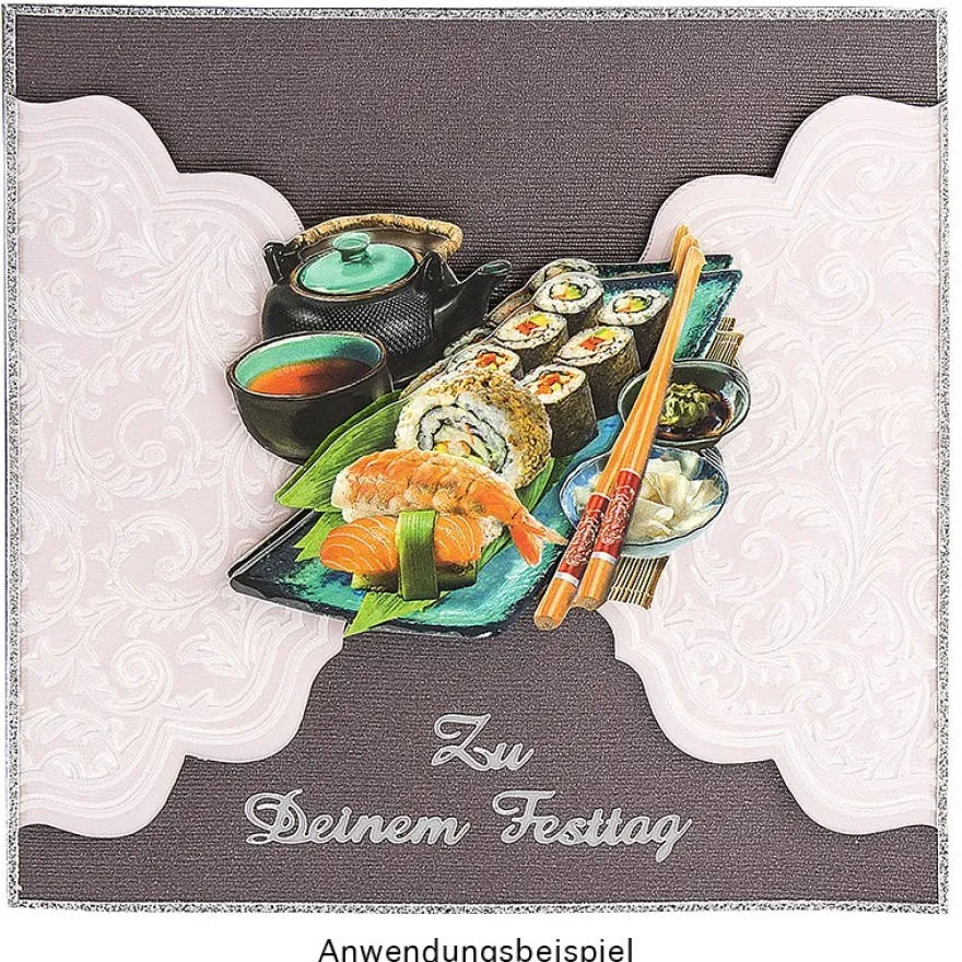 3-D Motive, Essen & Trinken, 7-10cm, 10 Motive
