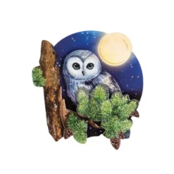 3-D Motive, Eulen, 6,5-9cm, 10 Motive
