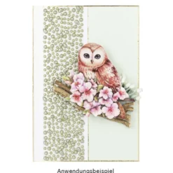 3-D Motive, Eulen, 6,5-9cm, 10 Motive