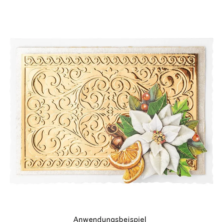 3-D Motive, Festliche Weihnachtssterne, 7-9cm, 10 Motive