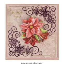 3-D Motive, Festliche Weihnachtssterne, 7-9cm, 10 Motive
