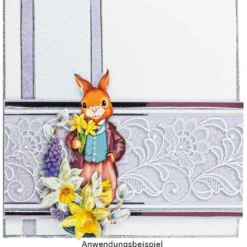 3-D Motive, Fleißige Hasen, 6-10,5cm, 10 Motive