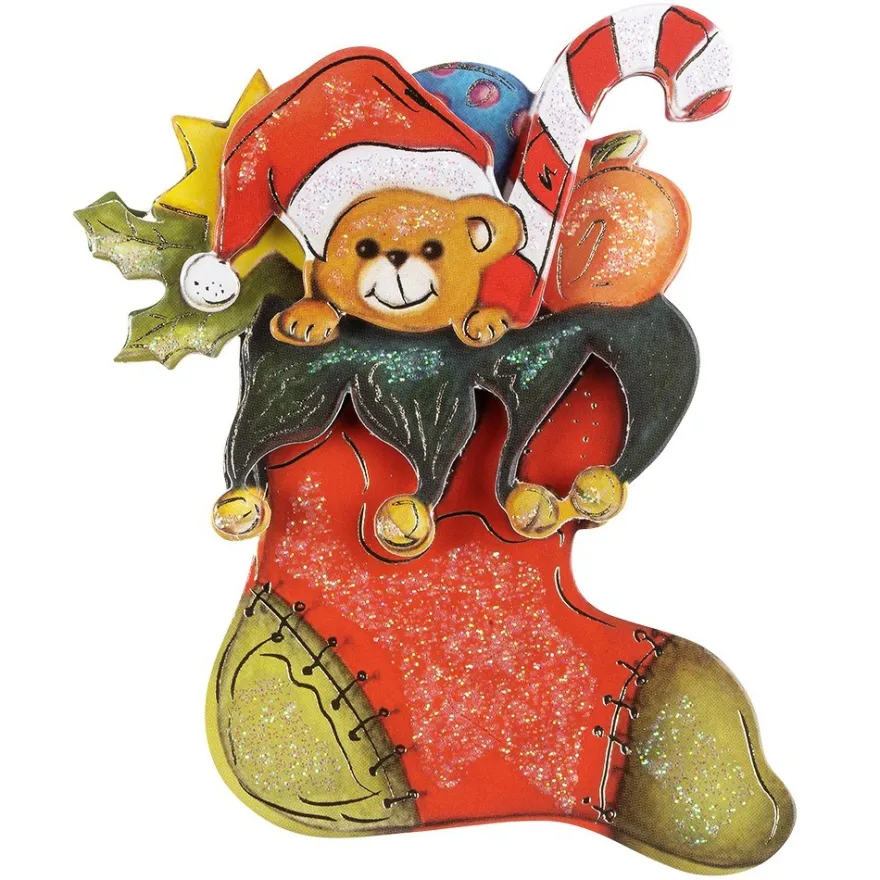 3-D Motive, Fröhliche Weihnachten, Gold-Gravur, 10 Motive