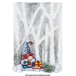 3-D Motive, Fröhliche Winter-Wichtel, 6,5-11cm, 10 Motive