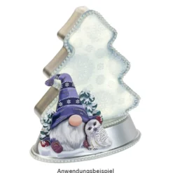 3-D Motive, Fröhliche Winter-Wichtel, 6,5-11cm, 10 Motive