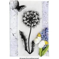 3-D Motive, Frühlingsblumen, 5-9 cm, 10 Stück
