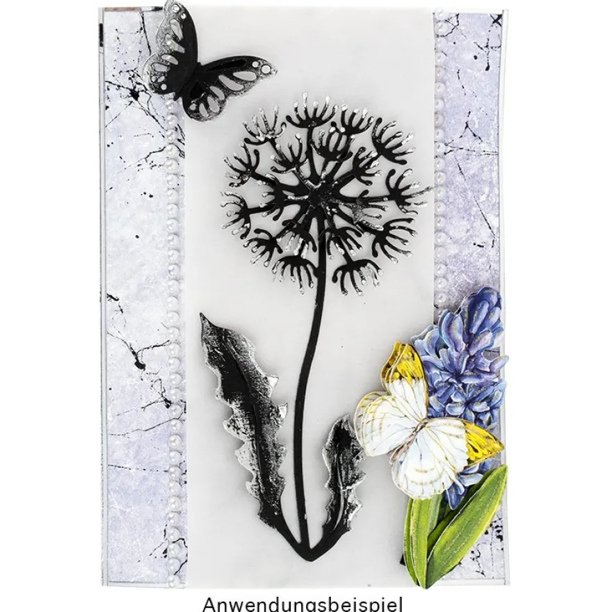 3-D Motive, Frühlingsblumen, 5-9 cm, 10 Stück
