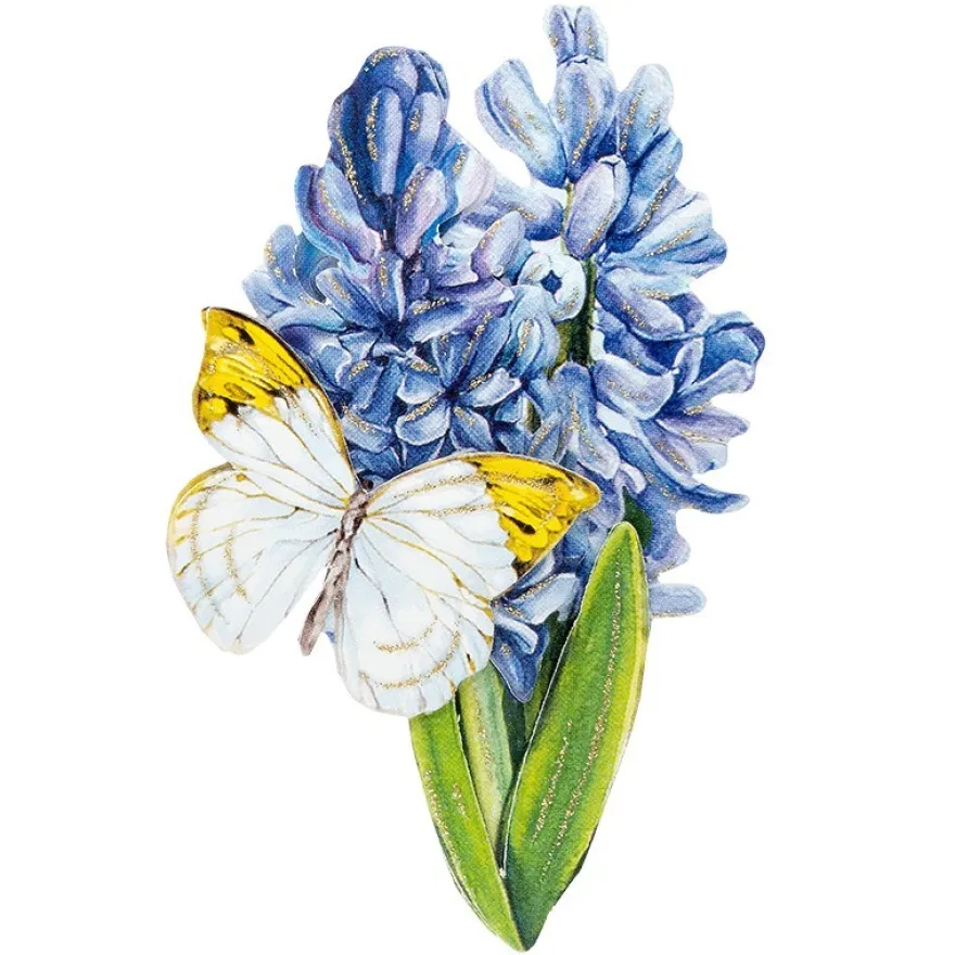 3-D Motive, Frühlingsblumen, 5-9 cm, 10 Stück