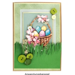 3-D Motive, Frühlingskörbchen, 6,5-10,5cm, 10 Motive