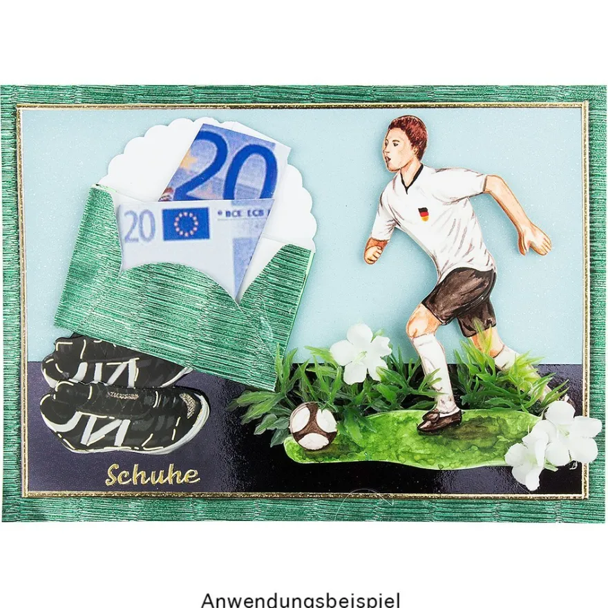 3-D Motive, Fußballer, 5-11cm, 10 Stück