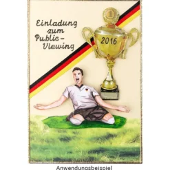 3-D Motive, Fußballer, 5-11cm, 10 Stück