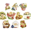 3-D Motive, Haselmaus "Jolly Jo", 7-8,5cm, 10 Stück