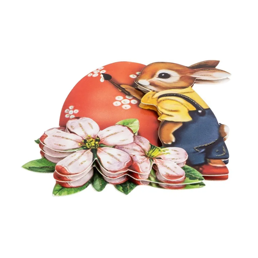 3-D Motive, Hasenfamilie, 5,5-10cm, 10 Motive