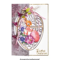 3-D Motive, Hasenfamilie, 5,5-10cm, 10 Motive