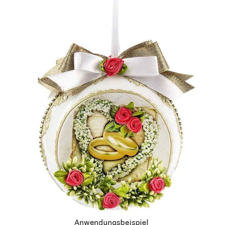 3-D Motive, Hochzeit, 5-10cm, 10 Motive