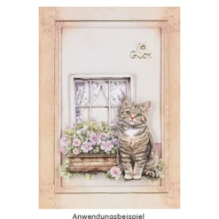 3-D Motive, Katzen, 7,5-9,5cm, 10 Motive