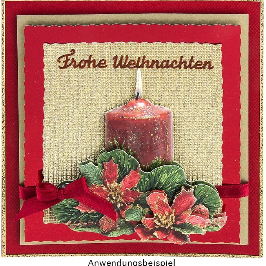3-D Motive, Kerzen "Winterzeit", 7-11cm, 10 Motive