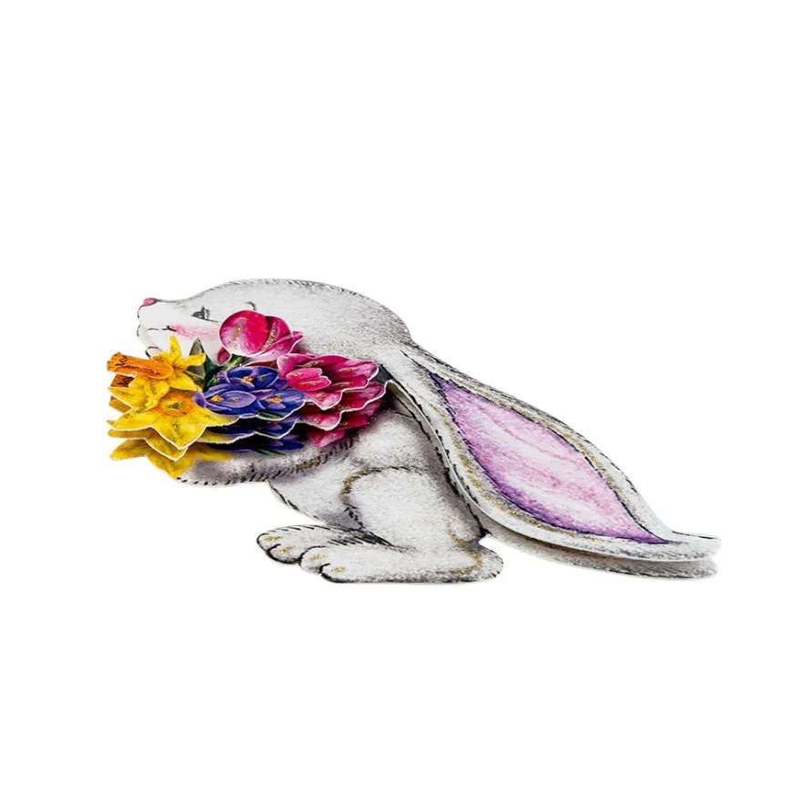 3-D Motive, Knuffige Hasen, 6,5-9cm, 10 Motive