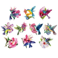 3-D Motive, Kolibris, 6-9,5cm, 10 Motive