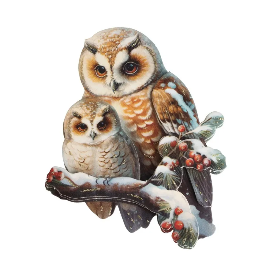 3-D Motive, Kuschel-Eulen, 6,5-9cm, 10 Motive