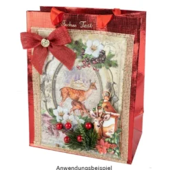 3-D Motive, Laternen & Tiere im Winter, 6-11cm, 10 Motive