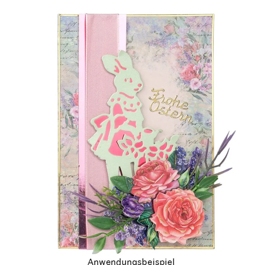 3-D Motive, Lavendel, 6,5-9,5cm, 10 Motive