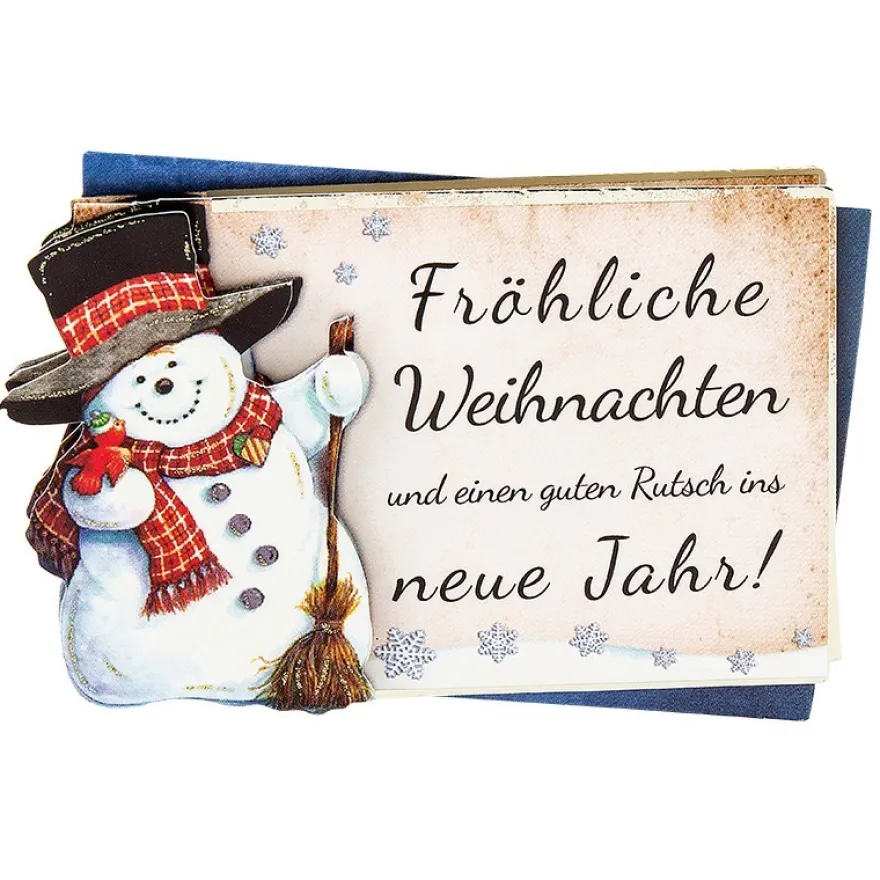 3-D Motive, Liebe Weihnachtsgrüße, 7cm x 9,5cm, 10 Motive