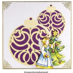 3-D Motive, Liebliche Engel, 6,5-9cm, 10 Motive