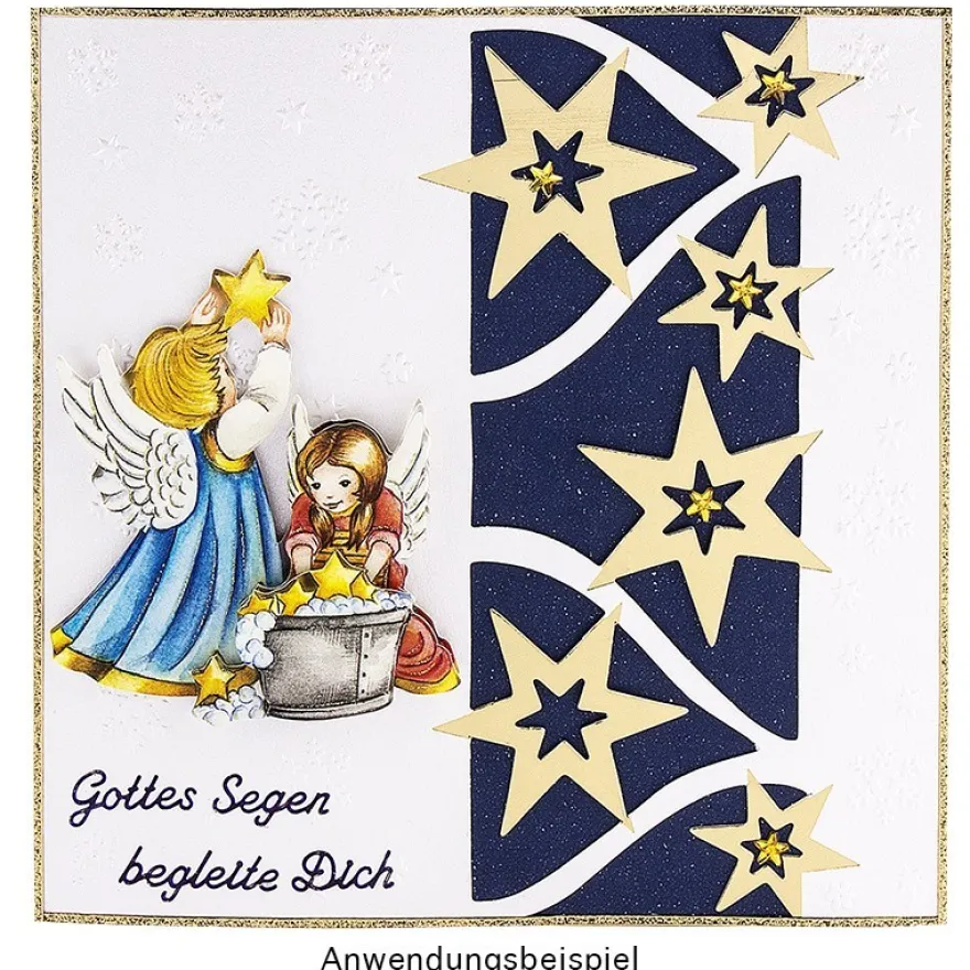3-D Motive, Liebliche Engel, 6,5-9cm, 10 Motive