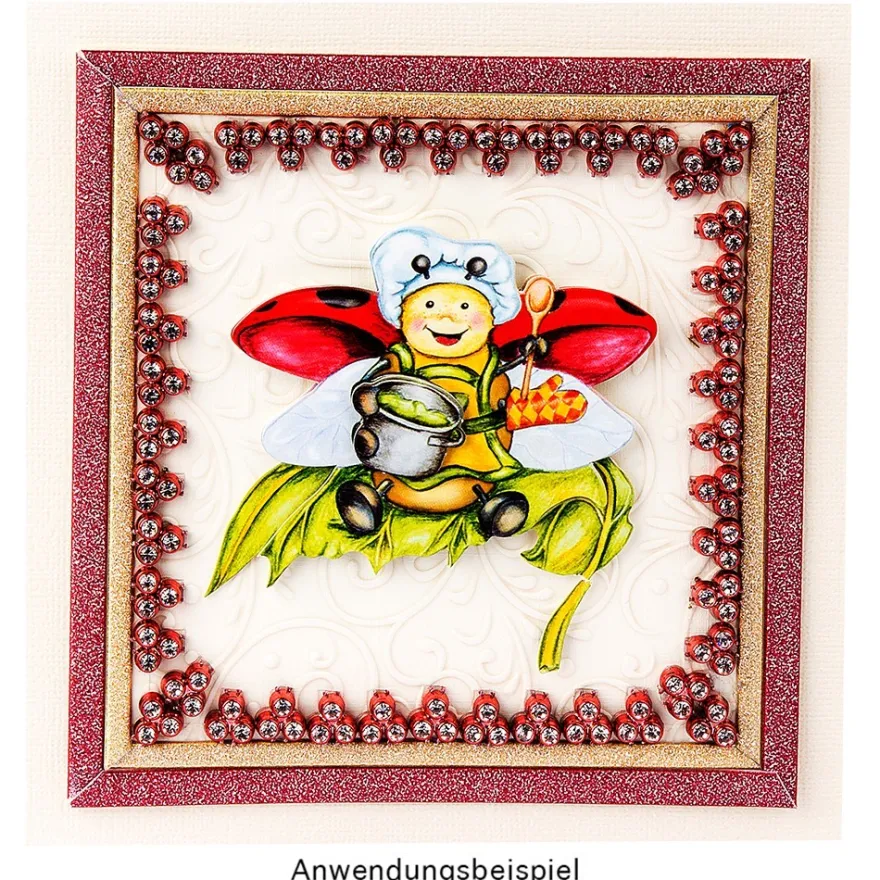 3-D Motive, Marienkäfer "Lucky Lo", 6-9,5cm, 10 Motive