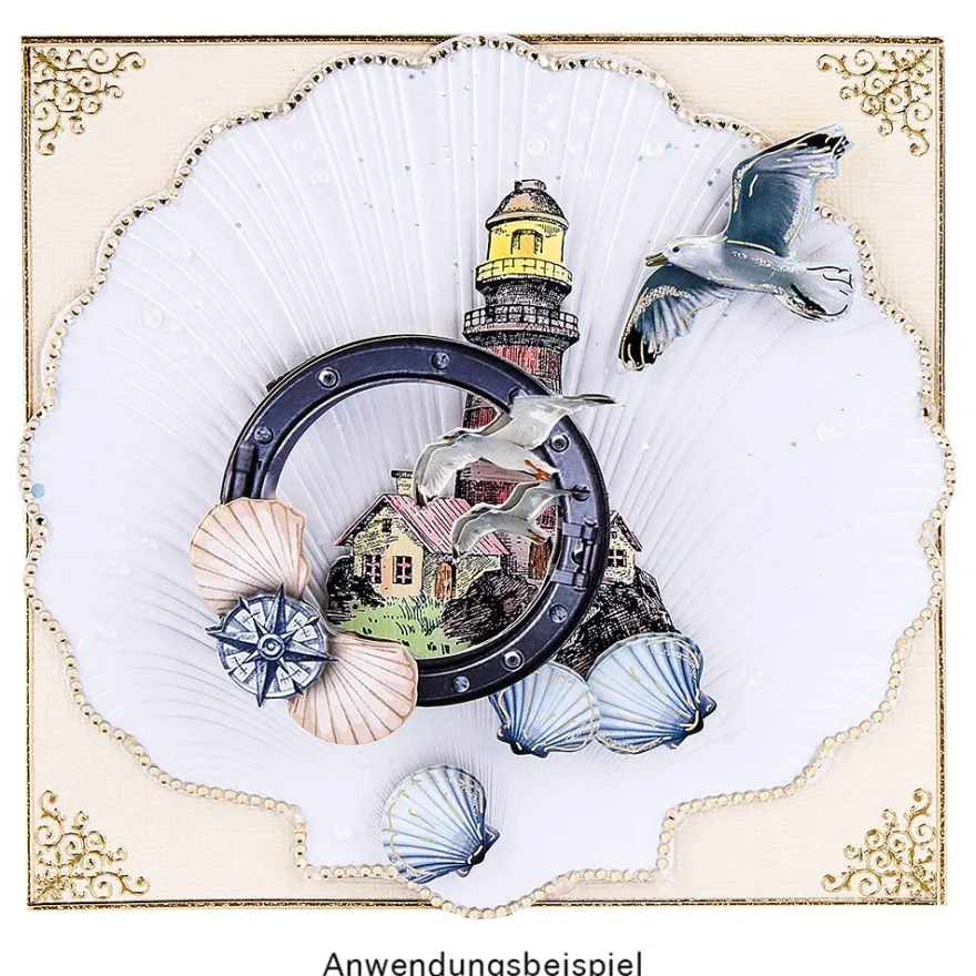 3-D Motive, Maritim, 6,5-8cm, 10 Motive