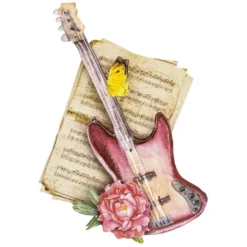 3-D Motive, Musik-Instrumente, 6,5-11cm, 10 Motive