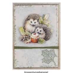 3-D Motive, Niedliche Igel, 7,5-8,5cm, 10 Motive