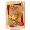 3-D Motive, Niedliche Weihnachts-Elche, 8-9,5cm, 10 Motive