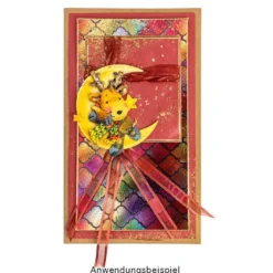 3-D Motive, Niedliche Weihnachts-Elche, 8-9,5cm, 10 Motive