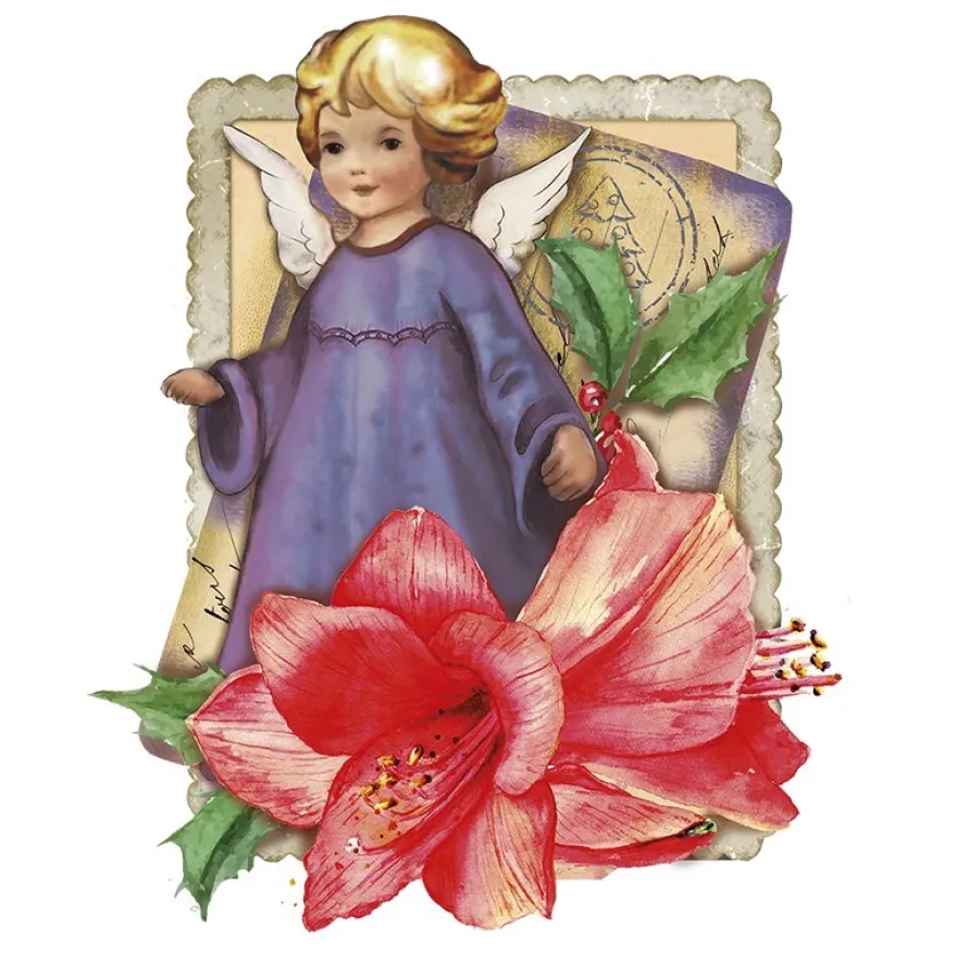 3-D Motive, Nostalgie-Engel 2, 6,5-9cm, 10 Motive