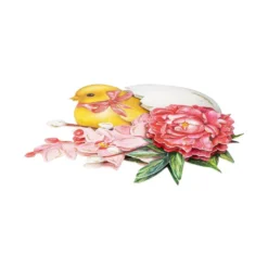 3-D Motive, Nostalgie-Küken, 5-9cm, 10 Motive