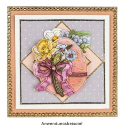 3-D Motive, Ostereier, Gold-Gravur, 6,5-8cm, 10 Motive