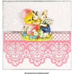 3-D Motive, Osterfreude, Gold-Gravur, 6,5cm, 10 Motive