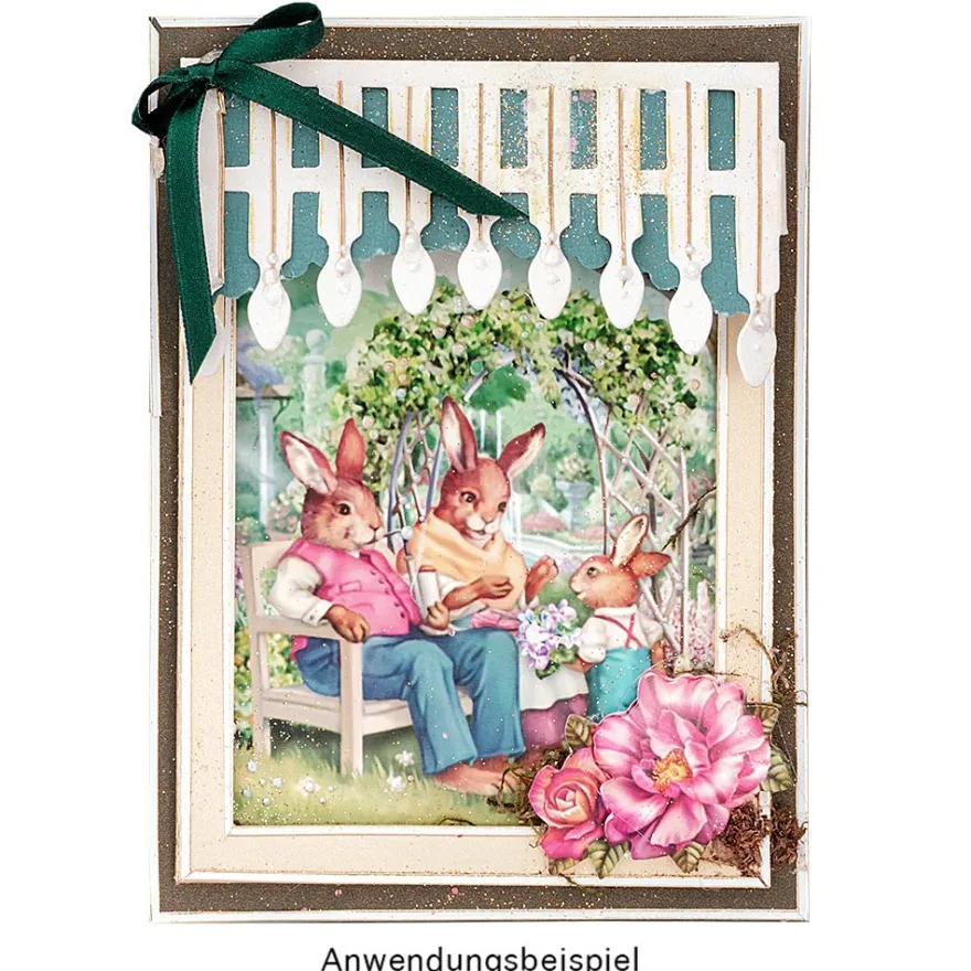 3-D Motive, Osterfreude, Gold-Gravur, 6,5cm, 10 Motive
