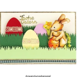3-D Motive, Osterhasen 2, 7-9,5cm, 10 Motive